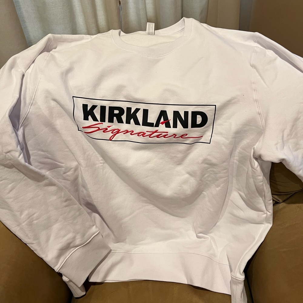 Rare Kirkland Signature fleece unisex crewneck XXL